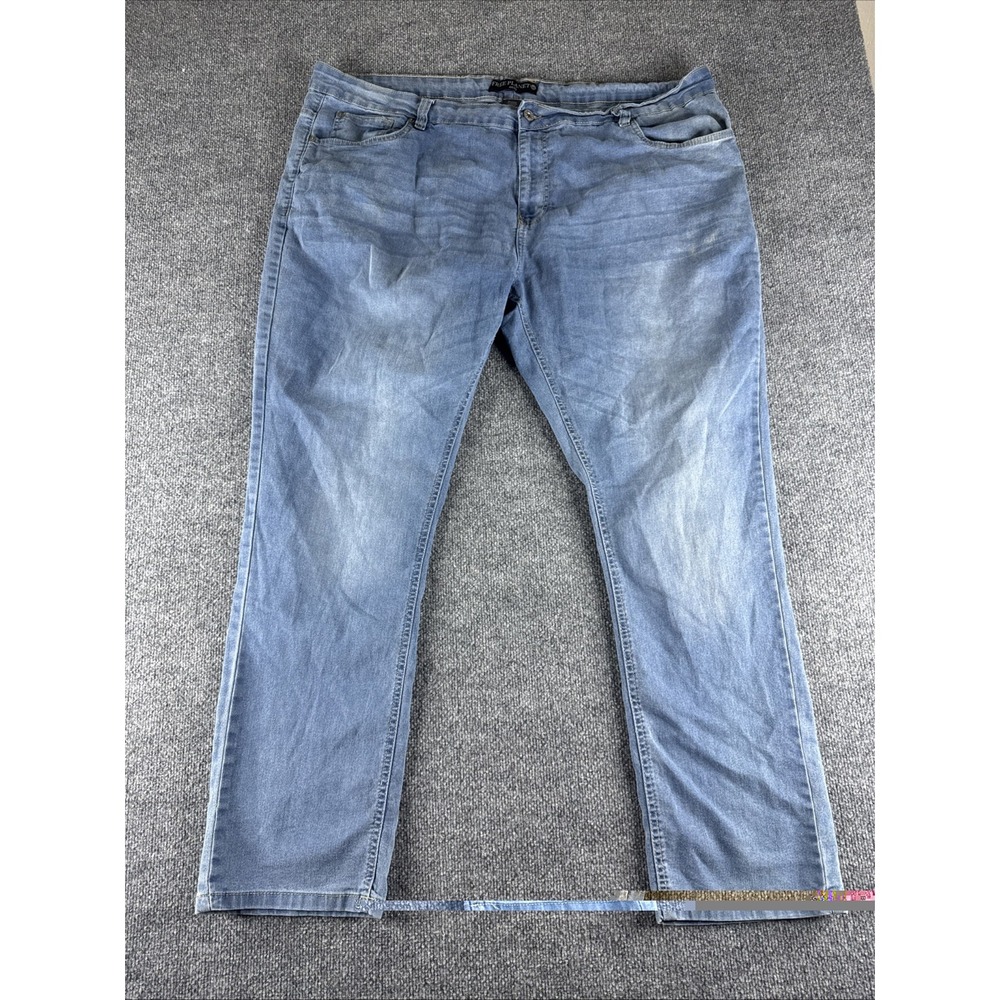 Free Planet Sustainable Denim Medium Wash Straight Jeans Men's 44x32